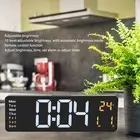 Large-screen Function Display Clock Nordic Digital Clock Simple Living Room Wall