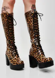 [ROC Boots Australia] Leopard Lash Boots