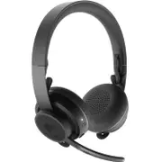 Logitech Zone UC Wireless Bluetooth Microphone Office Headset Black