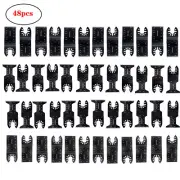 48 Pcs For Fein Multimaster Dremel Makita Oscillating Multi Tool Saw Blade