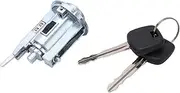 Ignition Switch Lock Cylinder, Metal Engine Ignition Lock Cylinder, Exquisite Ignition Lock Cylinder with Keys for Vehicle Parts