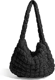[Vacfulliven] Tote bag for Women Puffer Bag Lightweight Quilted Padding Shoulder Bag