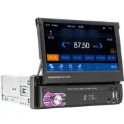 Single Din Car Radio Retractable Screen Head Unit Carplay Android Auto Player (for: Porsche)