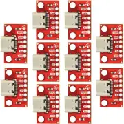 USB Type C Breakout Board Serial Basic Breakout Female Connector 2CC 6Pin 2.5...