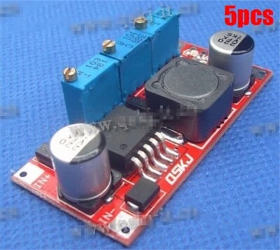 5Pcs Converter LM2596 Dc-Dc Step-Down Adjustable Power Supply Module Led Driv ha