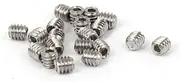 uxcell M2x2mm Cup Point Hex Socket Grub Set Screws 20pcs for Gear