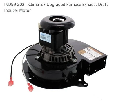 Furnace Draft Inducer Exhaust Vent Motor IND99 201 for Goodman Amana Janitrol