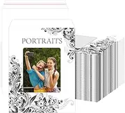 Humyoun 100 Pcs Photo Envelopes 8 3/4'' x 11 1/8'' Portrait Envelope with 5'' x 6'' Plastine Window for Photos Catalog Magazine Brochures Certificates Company Calendar(Garden Bloom)