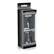 Gillette MACH3 Bold + Magnetic Razor Dock, Black, Heavy, Stylish Men’s Razor-F/S