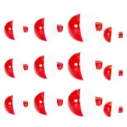 12Pcs Sea Fishing Outdoor Tackle Fishing Bobber Tackle, 4 Size Fishing Float