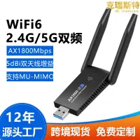 在飛比找露天拍賣優惠-wifi6免驅無線網卡ax1800m usb無線網卡5g雙頻