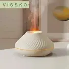 Flame Aroma Diffuser 130ML | Essential Oil Humidifier | LED Night Light USB