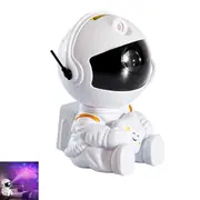 Astronaut Projector Galaxy Night Light Starry Sky Lamp for Bedroom Decor-White Star