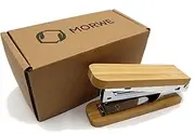 MORWE Hand Stapler Made from Sustainable Bamboo for Precise Stapling | Manual Stapler Made of Wood