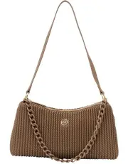[Mocha] Serena Crossbody Bag in Hazelnut