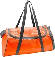 Perfeclan Travel Duffel Bag, Gym Bag, Luggage Bag Large Capacity Handbag Adjustable Shoulder Strap for Men Women Portable Weekender Bag, Orange