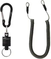 GOODCAT Magnetic Net Release Keychain, Strong Magnetic Clip with Retractable Coi