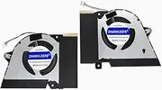 ZHAWULEEFB Replacement New Laptop CPU+GPU Cooling Fan for ASUS Rog Zephyrus G14 GA401I GA401IV Series 13NR03F0AP0301 13NR03F0AP0101 DFSCK22115181H FMBC DFSCK22105182H FMBB DC12V 1A Fan