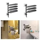 Rotating Towel Rack Drying Rack Easy to Install Lightweight Storage Stylish