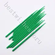 400 Pcs 2.0mm Fine Dental Micro Brush Disposable Eyelash Applicator Stick