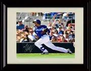 Gallery Framed Mookie Betts Autograph Replica Print - At Bat