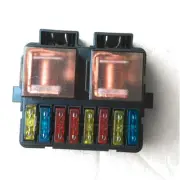 Car Relay Fuse Box Holder 2 Way Circuit 8 Fuse Blade Terminal Kits Accessory (for: Honda Civic)