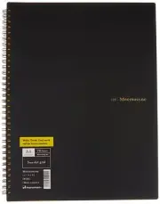 Maruman MNEMOSYNE Notebook 11.69 x 8.66 Inches (A4), 5mm dot grid, 70 Sheets ...