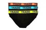 Tradie Big Fella King Size Briefs 3-Pack MJ1958SB3 Black