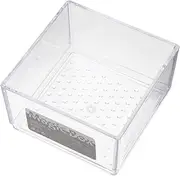 OFFIGAM Box Desk Drawer Organizer Tray Transparent Versatile Storage Box for Makeup Kitchen Utensils Tools More Durable Multi Purpose Divider for Easy Access and Organization