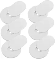 SOESFOUFU 8pcs Socket Holder Power Strip Mounting Bracket Power Strip Holder Wall Mount Power Strip Wall Mount Self Adhesive Power Strip Holder Socket Storage Adhesive Punch Holder