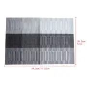 Progressive Shade Bamboo Strip Weave PVC Placemat Dining Table Mat Pad
