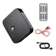 3.5mm Audio Adapter Switcher Laptop Remote Control Bluetooth Receiver Switch Box