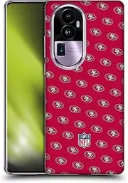 Head Case Designs Officially Licensed NFL Patterns San Francisco 49ers Artwork Soft Gel Case Compatible with Oppo Reno10 Pro+