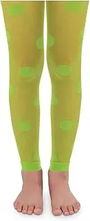 [Jefferies Socks] Girls' Dotty Footless Tights