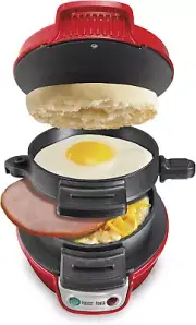 Breakfast Sandwich Maker with Egg Cooker Ring Customize Ingredients