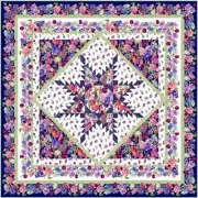 Quilt Kit - Feathered Star - 61" X 61" Deborahs Garden Quilt - Top & Binding