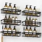 Shower Caddies 2 Pack - Adhesive Hanging Shower Shelf - Bathroom Organizers and