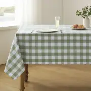 Checkered Tablecloth Rectangle Waterproof Gingham Table Cloth Washable Buffal...