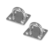 [TechBrands] Stainless Steel Rectangle Base Eye Plate - 8mm