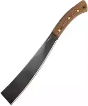 Condor Cambodian Machete Survival Bushcraft Black Carbon Steel Leather Sheath