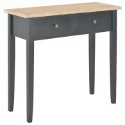 NNEVL Dressing Console Table Black 79x30x74 cm Wood