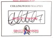 Adam Treloar SIGNED Collingwood Football Club Card. AFL