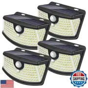 Aootek New Solar Motion Sensor Lights 120 LEDs with Lights Reflector,270° Wid
