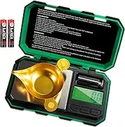 Digital Reloading Scale Precision 1500 Grains x 0.1gn,Powder Scale for Reloading, Grain Scale with LCD Display/Tare/Calibration Functions,microgram Scale Pocket,Includes Batteries