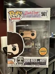 Funko Pop! Bob Ross And Hoot #561 LIMTED CHASE EDITION