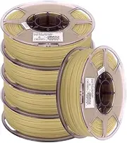 Glass Fiber Filled Nylon Filament 1.75mm, PA-GF 3D Printer Filament,1KG (2.2 LBS) Spool, 75% Nylon Mixed with 25% Glass Fiber-Natural 5kg_1.75mm