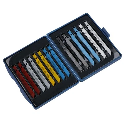 14pc Jigsaw Blade Set U Shank Fitting Jig Saw Metal Blades Black & Decker TE770