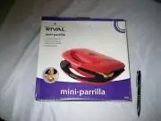 New in sealed original box Rival Mini-Grill & User Manual w/warranty