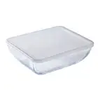 O Cuisine Rectangular 2.25L/25cm Glass Storage Dish Food Container Organiser CLR