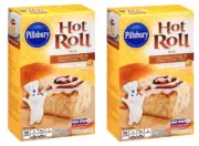 Pillsbury Hot Roll, Cinnamon Roll, & Pizza Crust Mix (Pack of 2) 16 oz Boxes